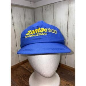 Zantac Heart Burn Drug Vintage 90s Collectible Adjustable Logo Baseball Hat Cap